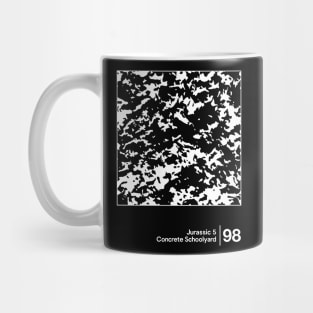 Concrete Schoolyard / Minimalist Style Graphic Design Artwork Mug